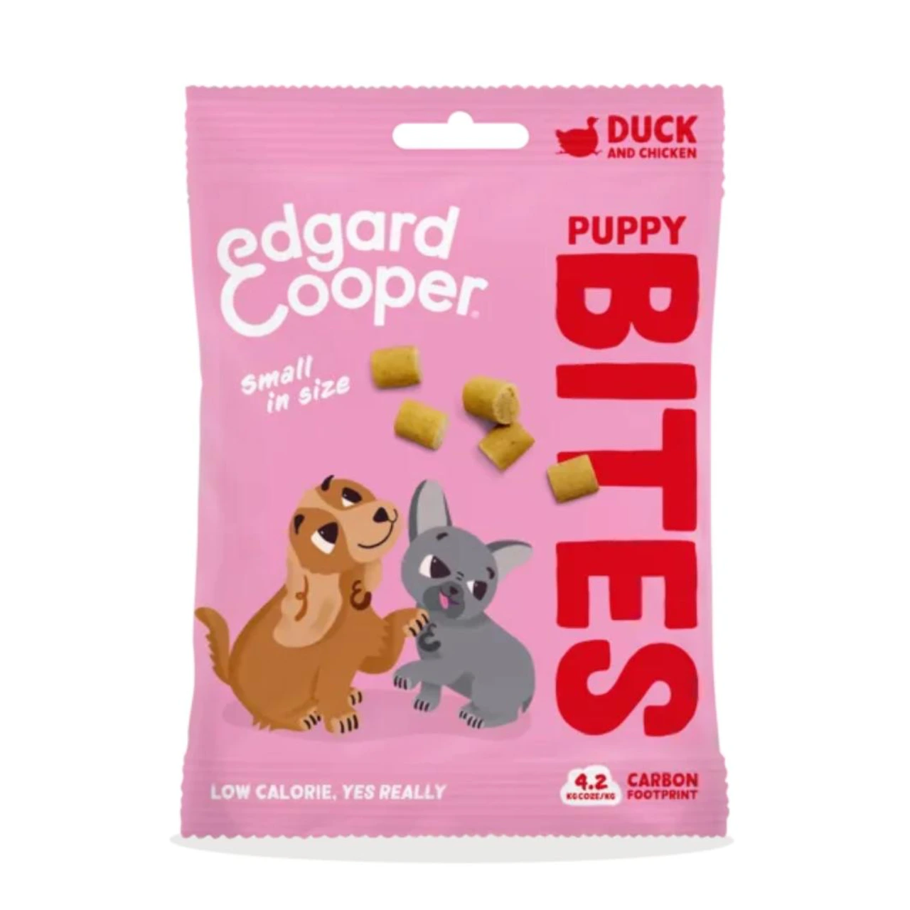 Edgard & Cooper Puppy Bites and og kylling 50 g - bløde træningsgodbidder